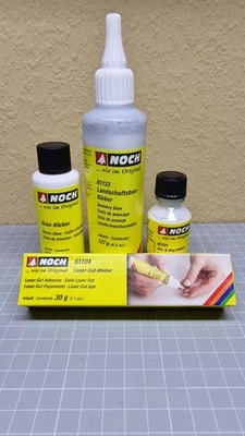 Kleines Konvolut Klebstoffe Modellbahn Firma Noch,Neu. - Bild 1 von 4