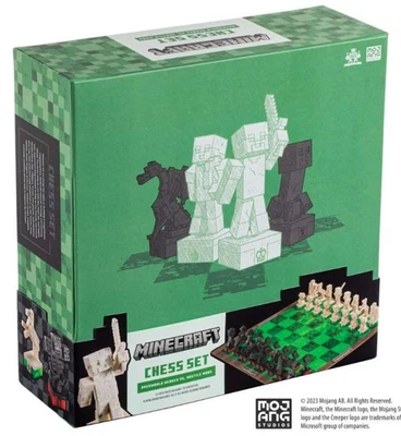Scacchiera Minecraft Eroi Vs Mostri - Immagine 1 di 2
