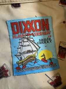 Dixxon Hemd Herren 6XL Polyester Knopfleiste Matrose Kirschbraun Party Strand - Bild 1 von 13