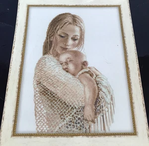 Riolis Premium Cross Stitch Kit - Tenderness Mother & Baby 100/033 New - Picture 1 of 9