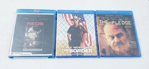 NEW ~ Reds ~ The Border ~ The Pledge ~ Blu-ray Jack Nicholson LOT - Foto 1 di 1