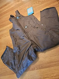 Berne lined overalls, Brown, youth size 10-12 Medium  New - Picture 1 of 12