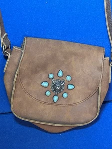 mossimo supply co 8 - Türkis Schale Leder Schulter/Umhängetasche Handtasche  - Bild 1 von 9