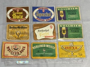 Antique Vintage Beer Label Collection Foreign German Berliner Pilsner Mixed LotH - Picture 1 of 4