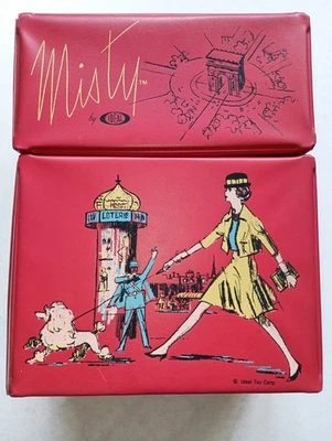 Vintage ideal Toys Misty Doll Red Storage Locker Case - Image 1 of 4