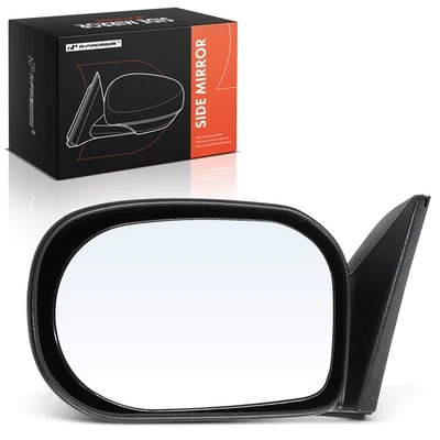 Espejo retrovisor manual negro texturizado lado del conductor A-Premium para Toyota Tercel 1991-1994 Foto 1 de 4