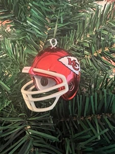 Kansas City Chiefs NFL Helm Weihnachtsschmuck! Kauf unterstützt Bildung! - Bild 1 von 4