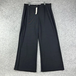 Chicos Travelers Hutton Wide Leg Hose Damen 2S Slinky Ankle Liquid Knit NEU - Bild 1 von 14