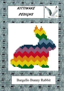 Kit de punto de cruz Bargello Bunny Rabbit de Kittiwake. Kit de punto de cruz para principiantes - Imagen 1 de 1