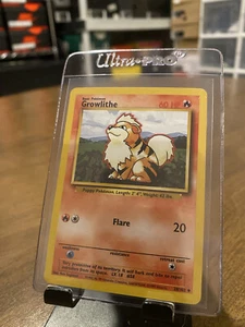 Pokémon 1999 Base Set - Growlithe 28/102 - Rare - Near Mint - WOTC - Picture 1 of 4