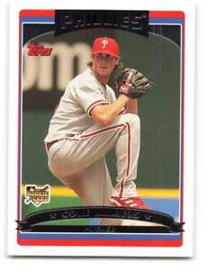 2006 Topps Update #145 Cole Hamels RC Rookie Philadelphia Phillies Baseball Card