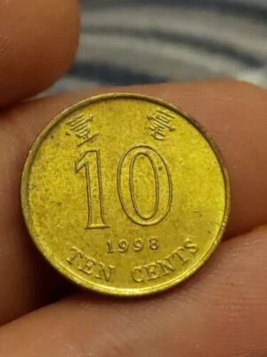 COIN HONG KONG 10 CENTS 1998 Kayihan coins T26 - Image 1 of 2