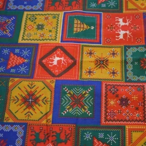 Vintage Joan Kessler for Concord Fabrics Christmas Country Stitching Pattern  - Picture 1 of 5