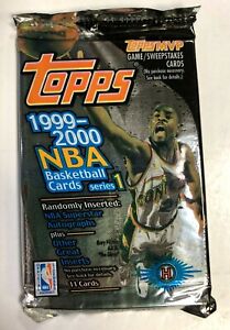 1999-2000 TOPPS BASKETBALL SERIES ONE Factory Sealed Hobby Pack READ DESCRIPTION