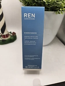 REN Clean Skincare EVERHYDRATE Marine Moisture-Replenish Cream 1.7 fl oz (50 ml) - Picture 1 of 6