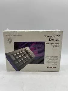 Qtronix Scorpius 22R Numerical Keypad with Serial Connection NEW SEALED - Picture 1 of 9