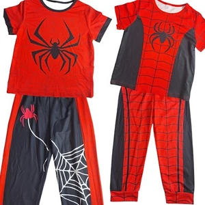 4pcs/set Spider-Man Thin Pajamas for Boys Matching Pyjamas Set 3-4 Years - Picture 1 of 14