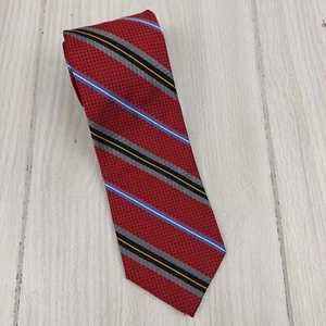 Corbata Robert Talbott Nics Toggery Repp 100 % seda rayas multicolor oficina - Imagen 1 de 6