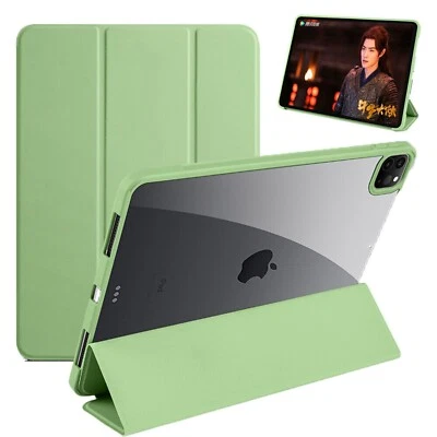 For iPad 5th 6th 7th 8th 9th Generation Mini Acrylic Clear Flip Stand Case Cover - Image 1 of 4