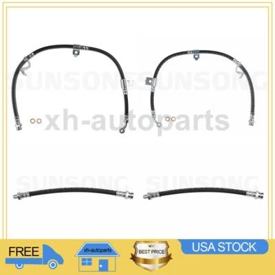 Mangueira hidráulica de freio dianteiro traseiro compatível com 1999~2005 Hyundai Sonata 4X - Imagem 1 de 4