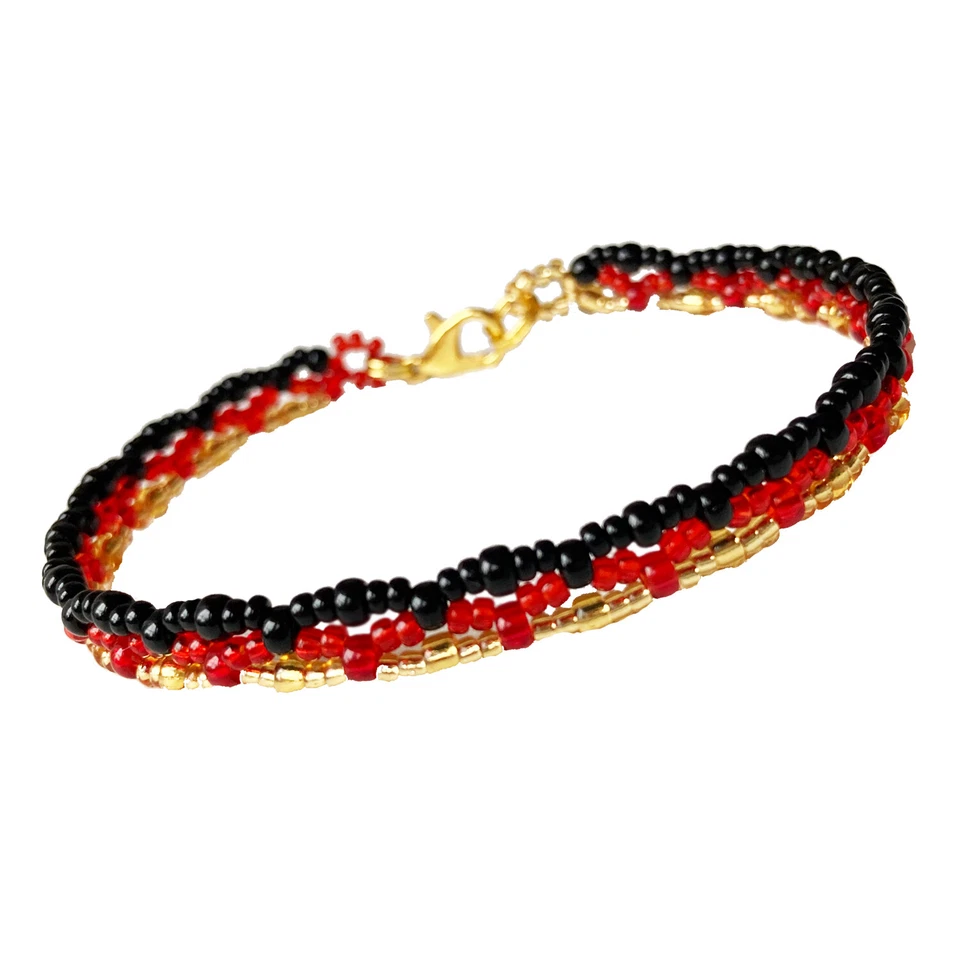 Armband Deutschland Fußball WM / EM Fanschmuck Fanarmband #2 - Bild 1 von 1