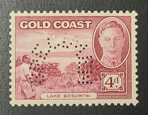 Gold Coast Specimen Stamp KGVI Four Pence 4d Mint Cover