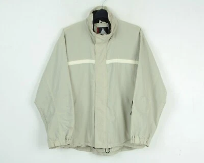 MATTERHORN Mens L Jacket Windbreaker Outdoors Over Coat Hiking Beige Zip Up Top - Imagem 1 de 4