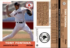 Tony Fontana 2002 Grandstand Sarasota Red Sox #NNO Card *AutographDen*