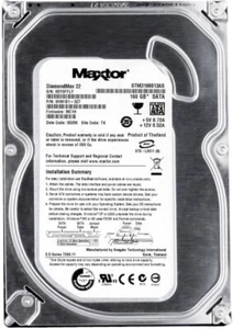 Hard Drive Maxtor Diamondmax 22 160GB 7200U/Min 8MB SATA II STM3160813AS 3.5'' - Picture 1 of 3