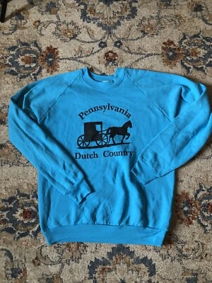Sudadera DE COLECCIÓN Condado Holandés Pensilvania Amish Country Hecha en EE. UU. XL Foto 1 de 4