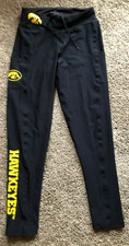 University of Iowa Hawkeyes 2-Pocket Black Leggings Women's 3X New W/ Tags