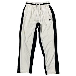 Nike MEN'S Air NSW Track Pants Black Sail AR1831-133 Loose Fit Sz M Medium - Picture 1 of 8