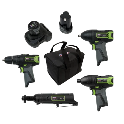 Sealey SV108 Series 4 x 10.8V Cordless Combo Kit - 2x 2Ah Batteries CP108VCOMBO2 - Image 1 of 4
