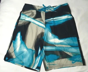 Pantalones cortos de natación Nike 11” para hombre NESS 8452 azul talla L nuevos con etiquetas - Imagen 1 de 6