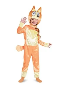 Disguise Licensed Bluey Bingo Classic Jumpsuit Toddler Costume Size 2T - Picture 1 of 4