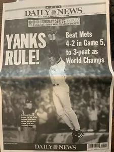 Daily News - Yanks Rule! 3-Torf - 27. Oktober 2000 - Bild 1 von 3