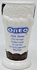 Taza taza helado de cerámica batido de malta vidrio sundae receta de helado coleccionable - Imagen 1 de 3