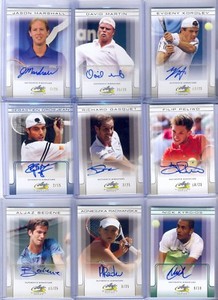 (1)  EVGENY KOROLEV 2017 LEAF SIGNATURE SERIES TENNIS AUTO #17/25