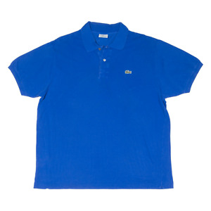 LACOSTE Mens Polo Shirt Blue 2XL