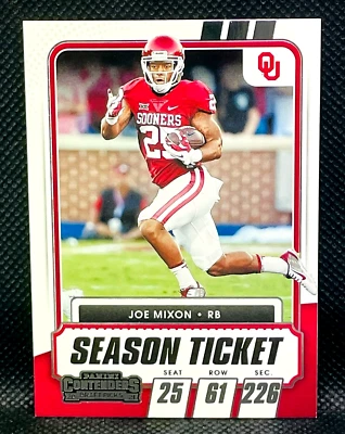 Panini Contenders Draft Picks Football - JOE MIXON - OKLAHOMA - Image 1 of 2
