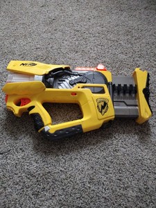 Hasbro NERF N-Strike Firefly REV-8 Glow In The Dark Blaster Light-up Gun TESTED