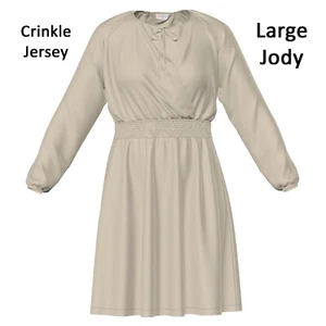 LARGE JODY LuLaRoe Dress ~SOLID LIGHT TAN~ sz 14-16 Valentine's Day Amore, BEIGE - Picture 1 of 2