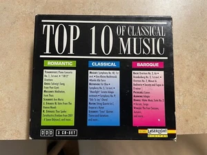 Top 10 of Classical Music Romantic Classical Baroque 3 CD Set 1995 New Sealed - Picture 1 of 2