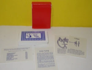 The Camper's Knot Tying Kit / Game 50 Need-to-Know Knots Set Educational Fun - Picture 1 of 2