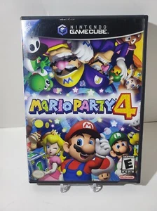 Mario Party 4 per Nintendo GameCube gioco completo disco manuale inserti custodia - Foto 1 di 5