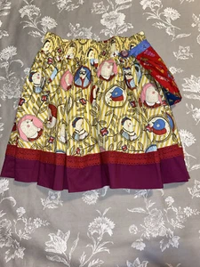 Matilda Jane Skirt Bottoms 6 Paint By Numbers  Self Portrait Pigeon Ruffled Bird - Picture 1 of 5