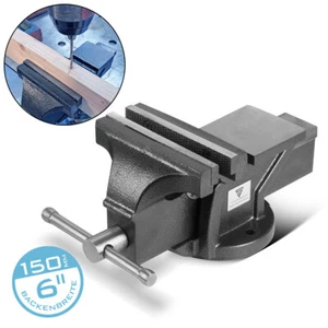 STAHLWERK Schraubstock 150 mm Maschinenschraubstock Parallelschraubstock Amboss - Bild 1 von 9