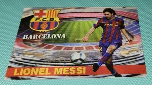 LIONEL MESSI the goat FC BARCELONA Lenticular 3d Card Argentina 2009 Tiki Tiki - Picture 1 of 2
