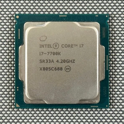 Intel Core i7-7700K (SR33A) - 4.2GHz Quad Core 8MB Cache Socket LGA 1151 CPU - Image 1 of 2