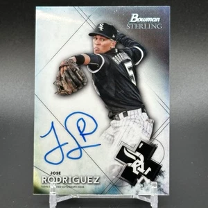 2021 Bowman Sterling Jose Rodriguez Prospect Auto - White Sox - Picture 1 of 2